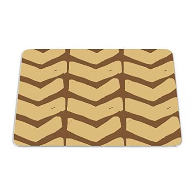 Bonamaison, Rechthoek Pop Art Digital bedrukte muismat, antislip onderkant, voor kantoor en thuis, grootte: 22x18 cm