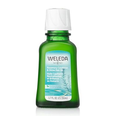 Weleda – Aceite Capilar Nutritivo, Nutre la Fibra Capilar, Acabado Brillante Sin Puntas Abiertas, con Aceite de Romero, 100% Natural, Vegano, Para Cabello Seco o Castigado – 50 ml