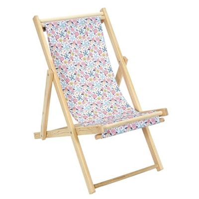 HOME DECO KIDS, Chilienne Enfant Liberty pour Enfant, Hauteur d'assise réglable, 49x85x67 cm, Chaise Pliante, Transat Enfant Extérieur, Chaise Longue Enfant