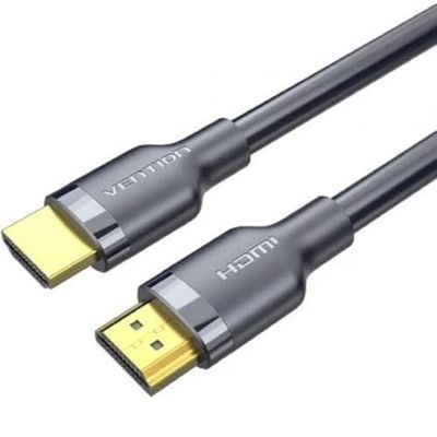 Watio Wave HDMI-kabel - HDMI-kabel V2.0 4K M-M aansluiting 1 meter zwart ideaal voor HD-video-overdracht *