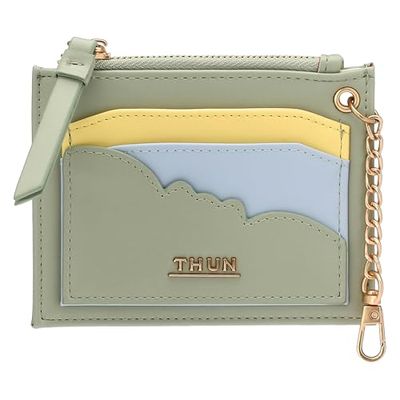 THUN - Nyckelring i påse, flerfärgad - konstläder - alltid med mig kollektion - 12 x 9 cm