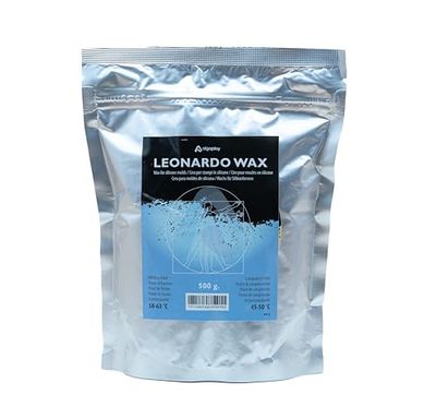 Algaplay LEONARDO WAX - Cera especial para crear velas a partir de moldes de silicona.