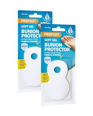 PROFOOT Bunion Protector - Instant Bunion Relief - Reduces Friction & Pressure - Slim Design - Bunion Protector Cushion - Washable and Reusable - (2 Pack)