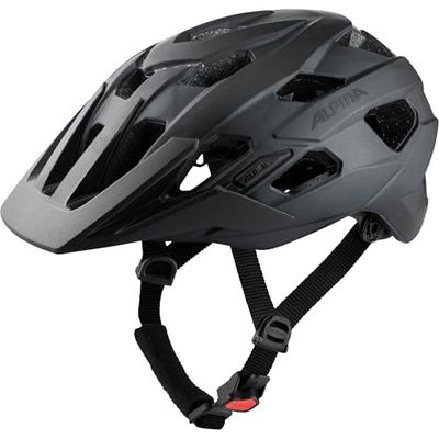 ALPINA PLOSE MIPS, black matt, 57-61 cm, fietshelm voor dames en heren, individueel aanpasbaar