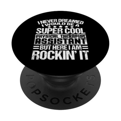 Mercancía de asistente de fisioterapeuta - Diseño divertido de asistentes PopSockets PopGrip Adhesivo