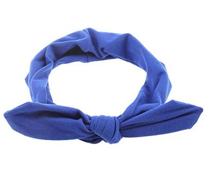 KAEHA SUN-074-02 1 gekleurde haarband voor dames, klassiek, elastisch, blauw
