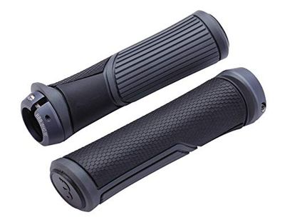 BBB Cobra Bhg-96 Manillar de Bicicleta Puños Gel Soporte Ergonómico y Cómodo Antideslizante MTB Urban E-Bike, Unisex, Negro y Gris Oscuro, Talla única