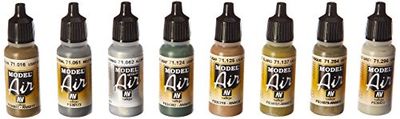 Acrylicos Vallejo "US Army Air Corps Chine Birmanie Inde CBI Pacific Theatre WWII" modèle Air Ensemble
