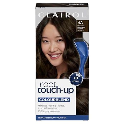 Clairol Root Touch-Up Permanent Hair Dye, 4A Dark Ash Brown