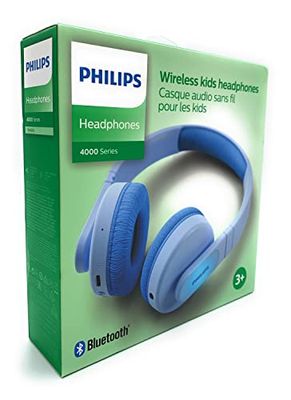 PHILIPS TAK4206BL/00 - Draadloze on-ear koptelefoon voor kinderen - Verlichte cups - Ouderlijk toezicht