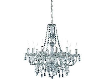 Reality Candeeiro suspenso decorativo vintage E14, transparente (R1170-00)