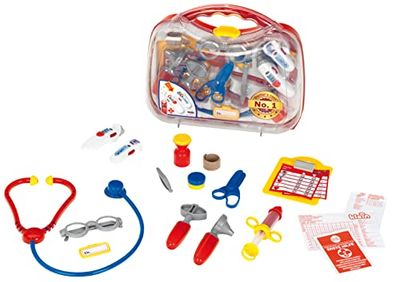 Theo Klein 4322 Valigetta da dottore n. 1 I Resistente valigetta con tanti accessori I Giocattoli per bambini dai 3 anni in su