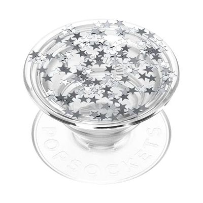 PopSockets: PopGrip - Soporte y Agarre para Teléfonos Móviles y Tablets con un PopTop Intercambiable - Glitter Star Fire