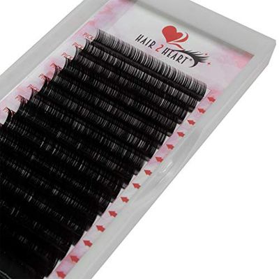 hair2heart Ciglia finte Mink ciglia finte – Curl D 0,10, 7 mm