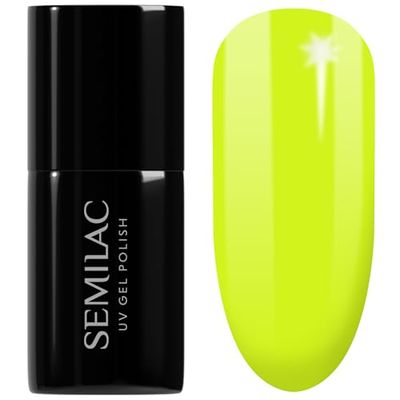 Semilac Esmalte Semipermanente UV 565 Neon Yellow 7ml Colección Garden Party