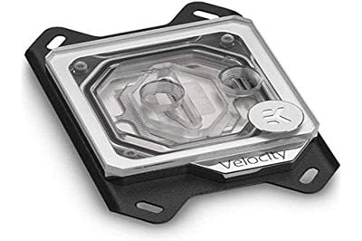 Odestar Ventirad EK Water Blocks EK-Velocity D-RGB - AMD Nickel + Acrylic CPU Water Block for Desktop, 2.19 x 5.5 x 2.19 cm