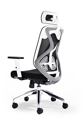 Office Hippo Sedia ergonomica da Ufficio, Tessuto, Rete Nera, 70 x 70 x 98.5 cm
