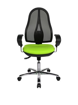Topstar Bureaustoel Open Point SY Deluxe incl. in hoogte verstelbare armleuningen appelgroen