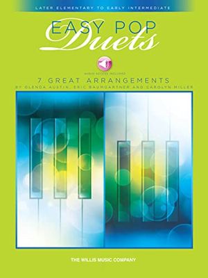 Easy Pop Duets Piano +Enregistrements Online: Later Elementary to Early Intermediate Level