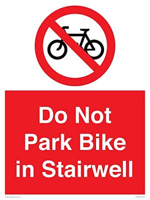 Do Not Park Bike in Trapbord - 300x400mm - A3P