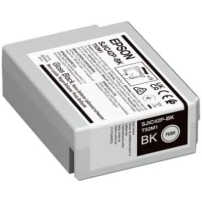 Epson - BS Label CONSUMABLES U4 SJIC42P-BK Cartridge