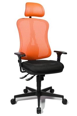 Topstar Head Point SY - Silla de Oficina (reposabrazos y reposacabezas con Altura Regulable)