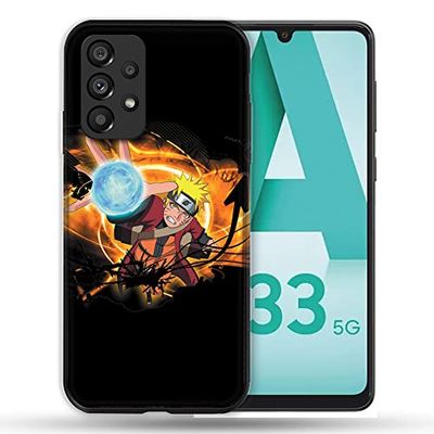 Beschermhoes voor Samsung Galaxy A33 5G Manga Naruto zwart