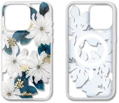 Sonix Hoesje voor iPhone 15 Pro | Compatibel met MagSafe iPhone Case Bloemen | 10ft Drop Getest | Delilah Bloem