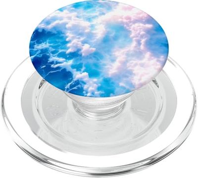 Azul Océano Olas Verano Mar Playa Costera Turquesa Aqua PopSockets PopGrip para MagSafe