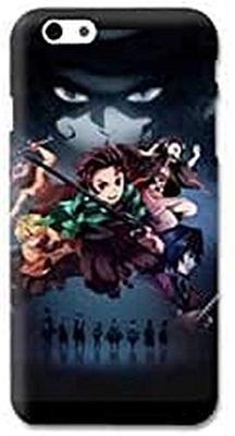 Beschermhoes voor iPhone 7/8, motief: Manga Demon Slayer, zwart