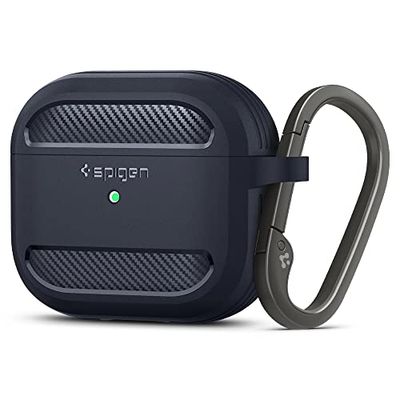 Spigen Cover Rugged Armor Compatibile per AirPods 3 2021 - Grigio Antracite