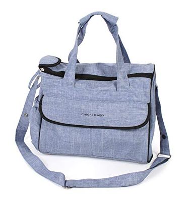 CHIC 4 BABY 415 55 väska komfort, jeans ljusblå, blå