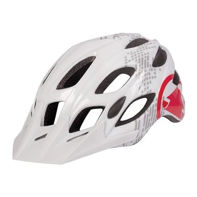 Endura Hummvee Ciclismo Casco per Uomo, White, M-L