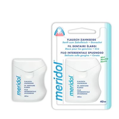 Meridol una caja de hilo dental extendió 24 g
