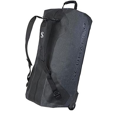 SCUBAPRO 120 liter Dry Bag Trolley met wielen, zwart, 85 x 40 x 35 cm