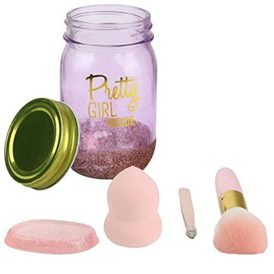 Cosmetic Club Mason Jar Beaute Set roze