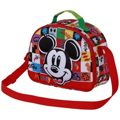 Disney Unisex Kids 3D Lunch Bag, Veelkleurige Mickey Mouse, Veelkleurige Mickey Mouse