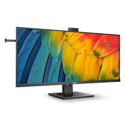 Philips 40B1U5601H Monitor 40 Pulgadas UWQHD, 100Hz, IPS, 4 ms GtG, Altura Ajustable, Altavoces (3440x1440, 1x HDMI 2.0, 1x DP 1.4, USB-Hub, USB-C), Negro