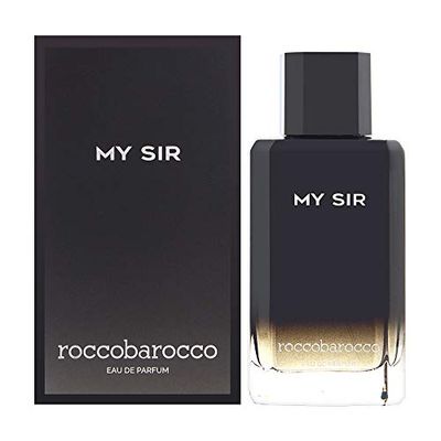 Roccobarocco My Sir Eau De Toilet Man - Man Perfume With Strong Character, Decisive, Fresh and Lively, Spicy and Woody fragrance, Bottle of 100Ml