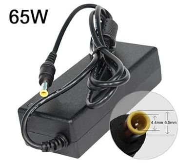 Cargador - Cargador de portátil, 65W, 16V, 4A, con Conector de 6.5 mm x 4.4 mm, Ideal para Dispositivos Sony.