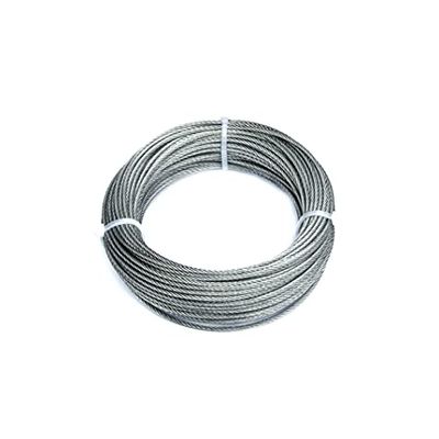 Fune in acciaio Inox 49 fili diametro 2 mm. 25 mt.