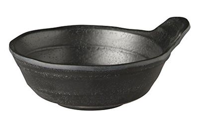 APS 83933 ZEN rund melamin skål, Ø 11, 5 x 4 cm, 0, 15 liter, svart