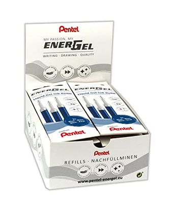 Pentel EnerGel LR7 Refill for 0.7 mm Gel Pen, Blue (Pack of 12 x 3)