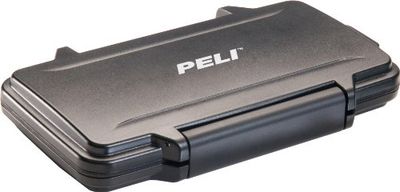PELI 0915 professionell SD-minneskortslåda, IP67-vatten- och dammtät, 0,1 liters kapacitet, svart