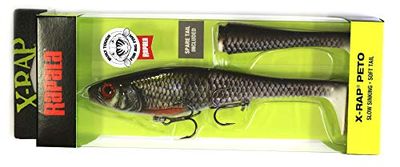 Rapala X-Rap Peto Lure with Two No. 2/0 Hooks, 0.5-1 m Swimming Depth, 20 cm Size, Live Roach