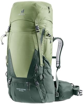 deuter Futura Air Trek 45+10 SL Trekkingrugzak voor dames, Grove-Ivy, 45+10 L, Minimalistisch