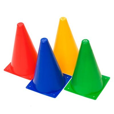 First-Play Lightweight Cones, Multi-Colour, 23 cm