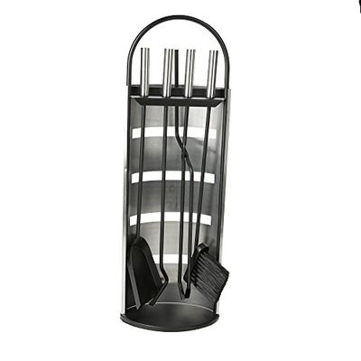 Mind Reader 4pcfire-blk Cheminée Accessoires, Noir