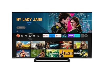 Toshiba Smart Fire TV 55 Pollici Ultra HD 55UF3F63DAR, TV 4K 55 Pollici con Alexa Integrata, Televisore LED Compatibile con Alexa, DVB-T2, Tecnologia LED, Dolby Vision, HDMI 2.1, Dolby Atmos