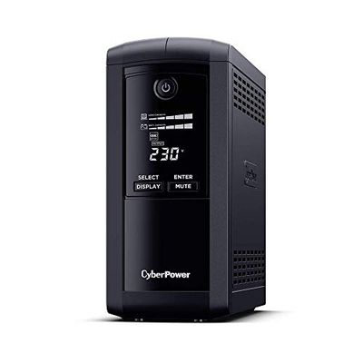 CyberPower VP700EILCD Strömförsörjning (UPS) Linjeinteraktiv 700 VA 390 W 6 AC-utgångar